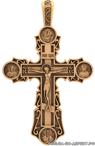 Крест Распятие #5 из дерева